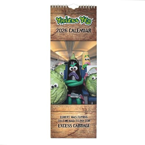 Våldsam Veg 2026 smal väggkalender