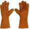 Well Home Guantes de Barbacoa de Cuero XL para tus parrillas color Marrón