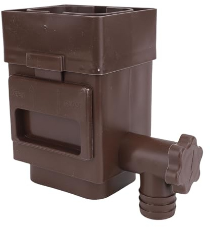 DOWSPOUT Filtro Adattatore Diversione Filtrata per il Tubo di Scarico del Tubo di Pentola per Lavello, Adattatore Scarico, Filtrazione (BROWN)
