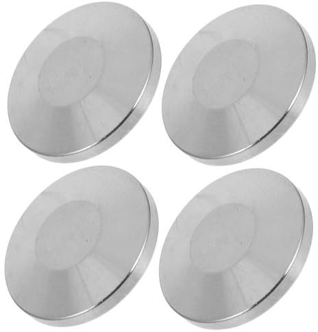 IMIKEYA 4pezzi Tappo Flangiato Cieco in Acciaio Inossidabile Tappo Terminale Cieco Per Raccordi Per Vuoto Flangia Cieca Per Uso Industriale Piastra Cieca Compatibile Sistemi Di Tubazioni