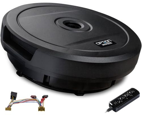 Option Subwoofer Kit kompatibel mit Ford Focus IV (4. Generation, Baujahr ab 2018, mit B&O-Soundsystem ab Werk) - Reserverad-Subwoofer aktiv, inkl. Plug & Play Anschluss-Zubehör