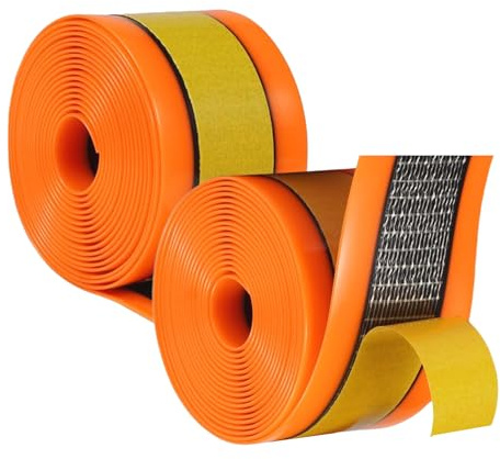 2-Pack Self Adhesive Bike Tire Liners, TPU Puncture Proof Tube Protectors Fit for 12/14/16/18/20/24/26/27.5/29inch 700c Bikes Mountain/Road/Gravel Flat Prevention (40mm (for: 2.2 – 2.4 Tires))