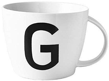 MUXUE Tazze da tè di Grande capacità, Tazza da Latte per Colazione 800 Ml, Tazze da Latte con Lettera a d'Avena, Tazze da tè in Ceramica Come Regali per Amici e Famiglie