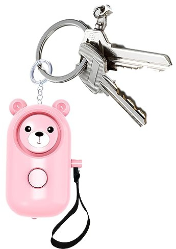 Hailerio Alarme Personnelle, Poche, Porte Cle Alarme d'urgence avec Torche Anti Agression avec Lumière LED for Femmes, Enfant, Personnes Âgées