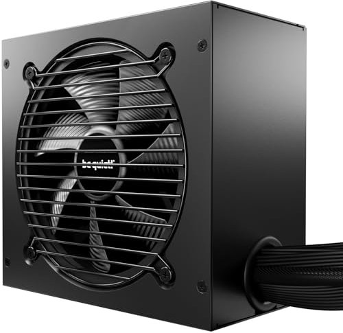 be quiet! Pure Power 12 650W Alimentation, Certification 80 Plus® Gold, Alimentation ATX 3.1, Ventilateur 120 mm Ultra Silencieux signé be quiet!, Technologie LLC, Un Rail Massif 12 V