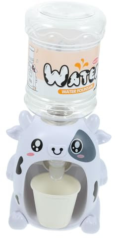 TOYANDONA minidispensador de Agua Vaca lechera Fuente dispensador de Agua para Mini Linda Agua Toys Drink Dispenser Juguetes para Juguetes educativos el plastico