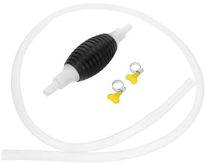 SOLUSTRE 1satz Handpumpe Siphon Für Kraftstoffübertragung Tragbare Manuelle Pumpe Mit Schlauch Für Öl Benzin Und Flüssigkeiten Robustes Und Effizientes Umfüllsystem Für Zuhause Und