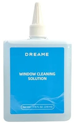 DREAME Solución Detergente Delicada para Robot Limpiacristales C1 y C1 Station, Limpieza Eficaz, Elimina Grasa y Marcas, Frasco de 230ml