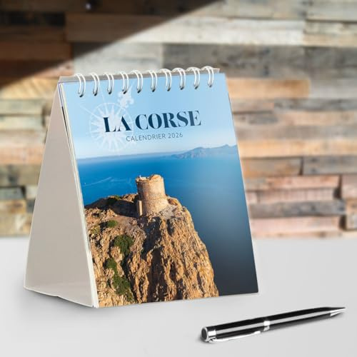 Calendrier de Table 2026: Les Plus Beaux Paysages de Corse