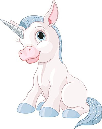 U24 Aufkleber magisches Baby Einhorn Autoaufkleber Sticker Konturschnitt