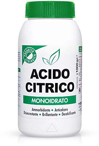 MARTEN Acido Citrico monoidrato Prodotto Ecologico e Multifunzione anticalcare disincrostante decalcificante ammorbidente e brillantante.