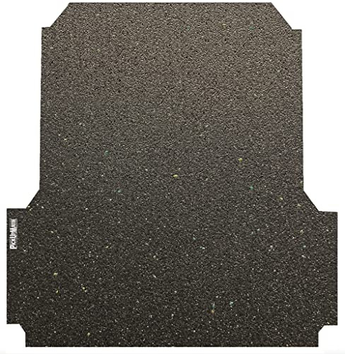 PIQUP PICKUPMATTE – Antirutschmatte für Ford Ranger Doppelkabine mit Laderaumwanne ab Bj. Mai 2019 bis Ende 2022 Raptor, Wildtrak, XL, XLT, Limited – 6 mm – passgenauer Ladeflächenschutz