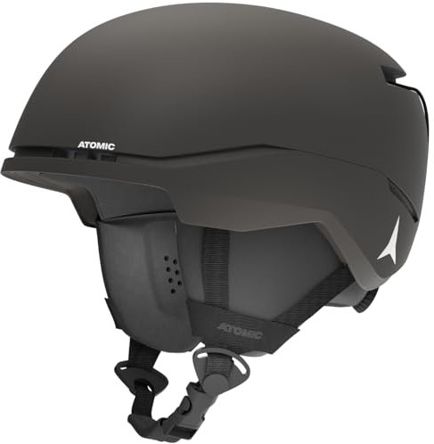 ATOMIC FOUR JR Skihelm für Kinder & Jugendliche - Schwarz - Größe S - Max. Sicherheit bei Aufprällen - Innovatives Belüftungssystem - Kopfumfang 51-55 cm