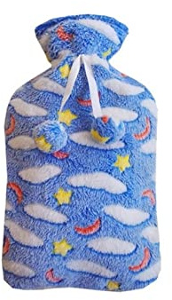 Mini-Wärmflasche mit 2000 ml Bezug, gestrickt, kältebeständig, waschbar, abnehmbar, groß, schützende Wärmeerhaltung für Wärmflasche, sicher, explosionsgeschützt(Größe : BL) (Größe: BL)