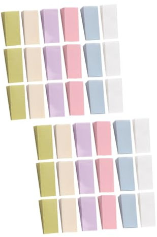 minkissy Lot de 2 Éponges à Portables Kit de Manucure Dégradé pour Nail Art 48 Pièces