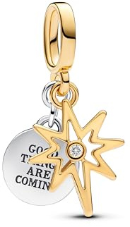 PANDORA Moments 763588C01 Stern-Anhänger Charme