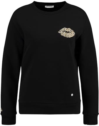Key Largo Damen Kiss Round Sweatshirt, Black (1100), L EU