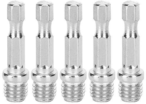 Yuecoom 5-teiliger Bohrer-Pleuelstangen-Adapter, Bohrmaschinen-Schraubenschaft-Scheiben-Konvertierungsstab M10, Bohrmaschinen-Zubehör, M10-Bohrer-Pleuelstangen-Adapter