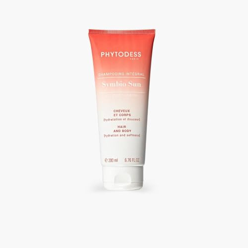 Shampooing Intégral SYMBIO SUN - Soin Cheveux et Corps 200ml - Hydratation et Douceur, Protection Solaire et Réparation