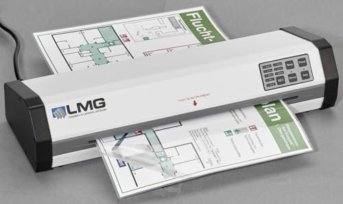 Testsieger Laminiergerät DIN A3, Vollautomatisch, Folienstärkenerkennung, 50 Sek, bis 250 mic, Kalt- und Heißlaminieren, Laminator