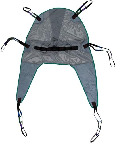 Patient Aid Full Body Divided Leg Sling - Easy-to-Wash Mesh Fabric for Bathing and Toileting - Comfy Safe Lifting for The Elderly and Non-Weight Bearing - Small, 165lb. Maximum Carrying Capacity