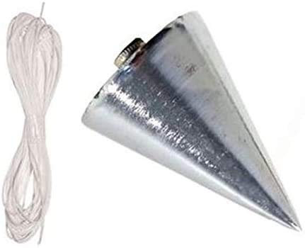 FILO A PIOMBO IN ACCIAIO 300 GRAMMI CON CAVO IN NYLON