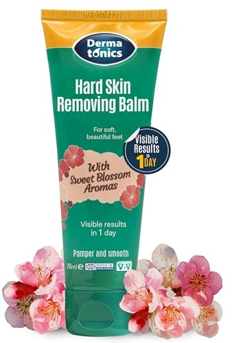 Dermatonics Natural Care Hard Skin Removing Balm- for Feet | Sweet Blossom Aromas | Visible Resilts in 1 Day | Diabetic & Vegan Friendly | 70 ml