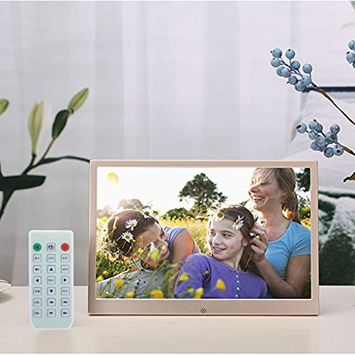 Digitaler Fotorahmen, Elektronisches 12-Zoll-Fotoalbum, 1080P Hdmi-Videoplayer, 1280 * 800 Pixelwert, Unterstützung Von Avi/Mp4/Mpeg Und Anderen Videoformaten (16G-Karte)