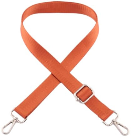 Wambere Verstellbare Taschengurte,Schultergurte sind austauschbar,Breite Umhängetaschen Strap,Tragegurt Schulterriemen für Umhängetaschen wechselbarer Gurt für Crossbody-Handtasch,Orange