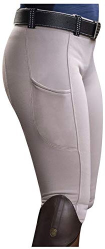 Leggings de equitación para mujer y niña, pantalones de equitación con funda para móvil, elásticos, pantalones de equitación, para la escuela de equitación, ciclismo, equitación, equitación, ciclismo,