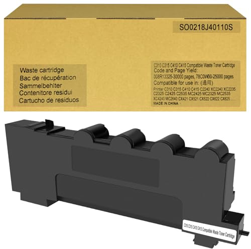 ASEKER Compatible 008R13325 78C0W00 Waste Toner Cartridge for Xerox C310 C315 C410 C415 Lexmark C2240 XC2240 XC2235 C2325 C2425 C2535 MC2425 MC2325 MC2535 XC4240 MC2640 CX421 Printer Collector