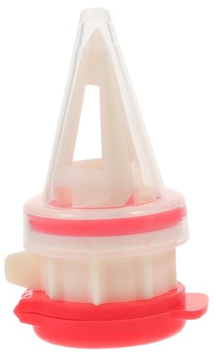 LABRIMP Distributeur Boissons Box Drink Spout Rouge avec Couvercle Verseur Portable Ergonomique Anti-Goutte pour Bouteilles Et Boîtes Limiteur Débit Pratique pour Maintien Fraîcheur