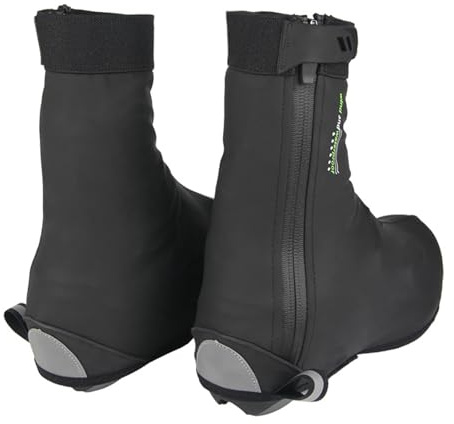 MHADBKH Wasserdichte isolierte Fahrradüberschuhe für kaltes Wetter, für Radfahrer unter rauen Bedingungen, lange Strecken