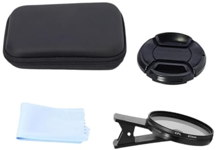 ALCXAZS Obiettivo per fotocamera del telefono CPL da 67 mm, filtro circolare portatile, offre una prospettiva più ampia, migliorando il colore e il contrasto nelle immagini, obiettivo con filtro