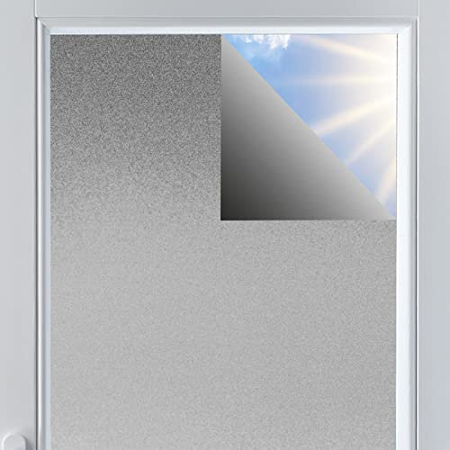 Verdunklungsstoff Meterware 100% Sonnenschutz verdunkelnder Stoff mit Thermobeschichtung lichtundurchlässig für Fenster Dachfenster Wohnwagen Blackout (100 x 145cm, Silber)