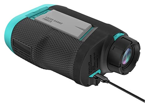 Samnuerly Equipo de topografía terrestre PF260 medidor de Distancia de Golf 600M telémetro láser con Pendiente, vibración, magnético, GPS de Mano Recargable