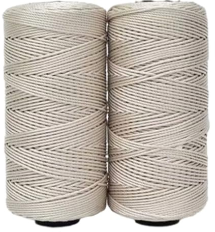 Morkite 2 Pezzi Cordino per Borse Uncinetto Filo Macrame 1mm x 230m Macrame Corda Colorata Cordoncino per Borse a Uncinetto, Arazzo da Parete, Acchiappasogni, Fai da Te