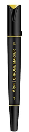 SZYDD Metallische wasserfeste Marker, Kunstharz, Zeichenstift, Metallic-Stift, Premium-Acrylfarbe, Gold/Silber