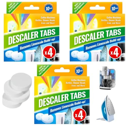 Citystores® Descaler Tablets – 3 Packs Limescale Remover for Washing Machines, Dishwashers, Kettles, Irons & Coffee Machines