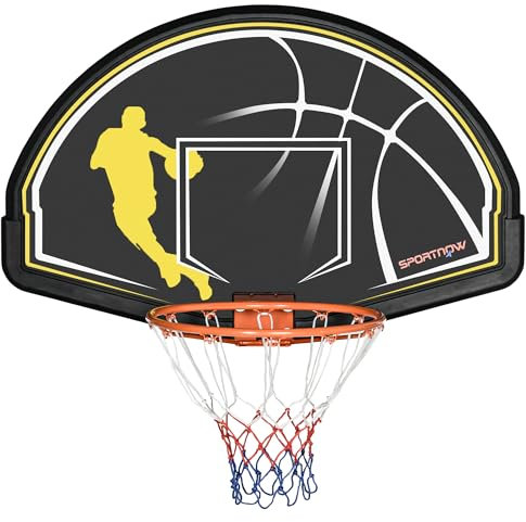 SPORTNOW Panier de Basketball Mural Panier de Basket avec Panier spécial - intérieur extérieur - 70 x 110 x 90 cm