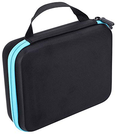 Cajas de Almacenamiento de Accesorios de Pintura de Diamantes de 30 Ranuras, Maletín Organizador de Diamantes de Plástico de Nylon y PP con Doble Sello, Compartimentos (BLUE)