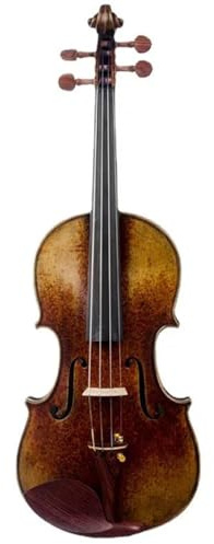 Anfänger Geige Violine 4/4 Braun Vintage Lack Professionelles Musikinstrument Violine