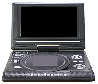 DVD-spelare för TV, Bärbar HD 7,8 tums TV Hemma Bil DVD-spelare VCD CD DVD-spelare Rotera LCD-skärmen för familjefilmer