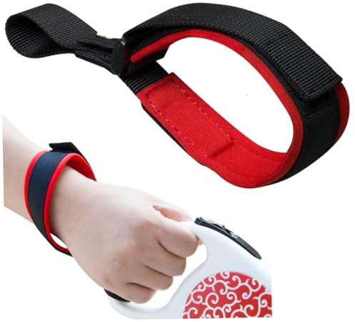 Short Dog Lead, Hands Free, Anti-dislodging Retractable Dog Lead Adjustable Pet Wrist Strap for Small to Large Dogs, Retractable, Short