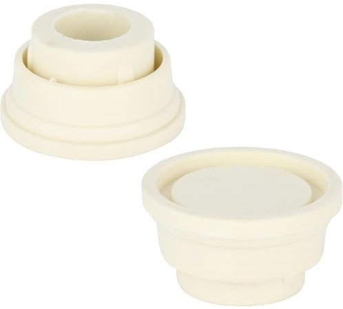 ZHjuju Embouts en Caoutchouc pour Échelle de Piscine,Lot de 2 Bouchons/Buffers de Sécurité pour Échelles de Piscine (Blanc, Diamètre 3,9 cm) – Accessoire Universel pour Piscines Enterrées/Hors-Sol