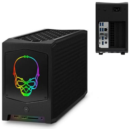 NUC 11 Extreme Mini PC Core i9-11900KB 8-Core (4.9GHz), No RAM, No SSD, Windows 11 Pro, Gaming & Content Creation Mini Desktop, WiFi 6E, Thunderbolt 4, Bluetooth, USB 3.1, HDMI, SD Card