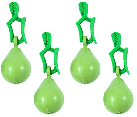 Haus&Garten Tischtuchbeschwerer Obst Tischtuchbommeln Tischtuchgewichte Tischtuchhalter (4xBirne)
