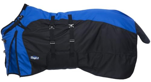 Tough-1 1200D Turnout Belly Wrap Horse Blanket Blue/Royal4 72