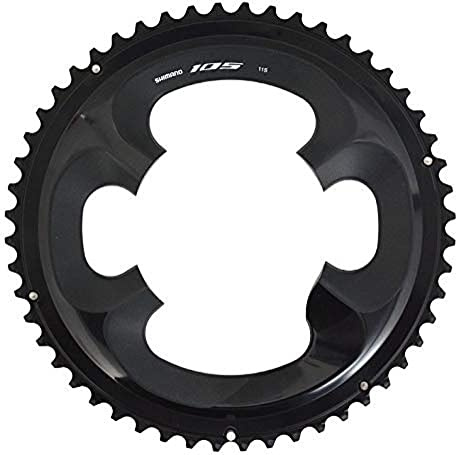Shimano Spares FC-R7000 Chainring, 52T-MT for 52-36T, Black