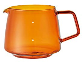KINTO 21749 SEPIA Jug, 4 cups, Amber, Microwave and Dishwasher Safe, Scale Included